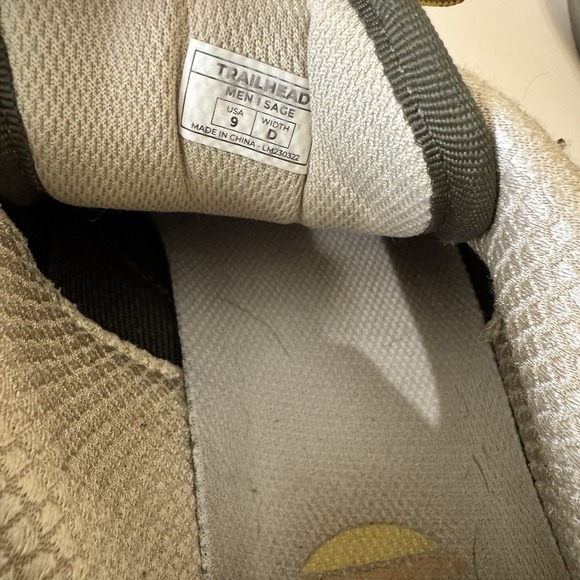 Lem's Men's Trailhead Minimalist Hiking Shoe Sage Green Sz 9 EUC Athletic Casual - Picture 8 of 8